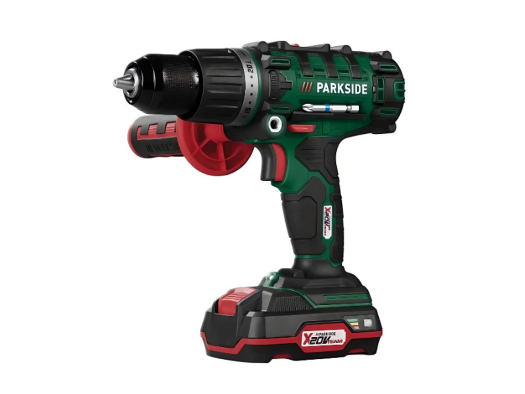 Bormasina Parkside cu Percutie, Acumulator si Incarcator 20V