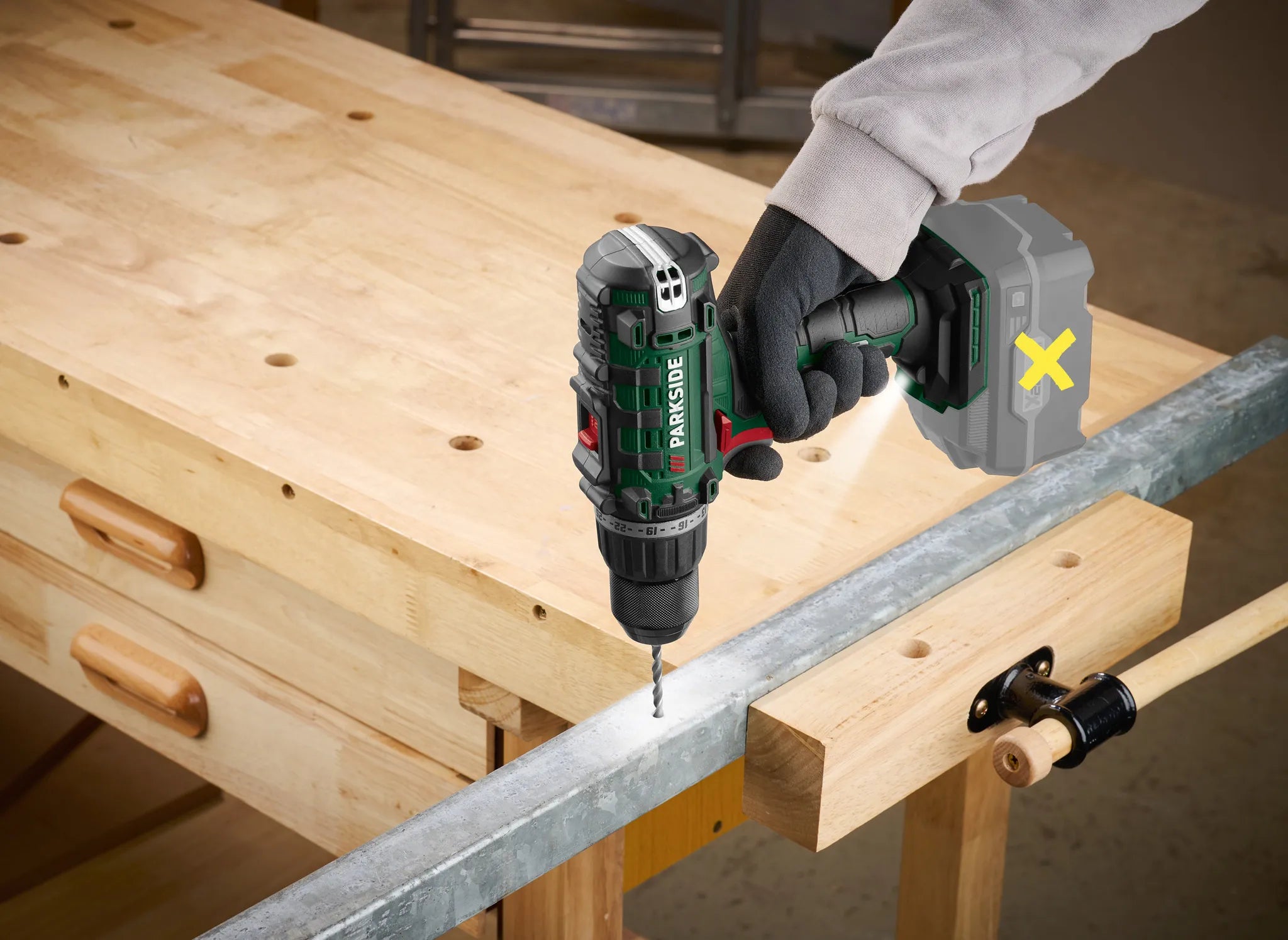 Bormasina Clasica Parkside 20V