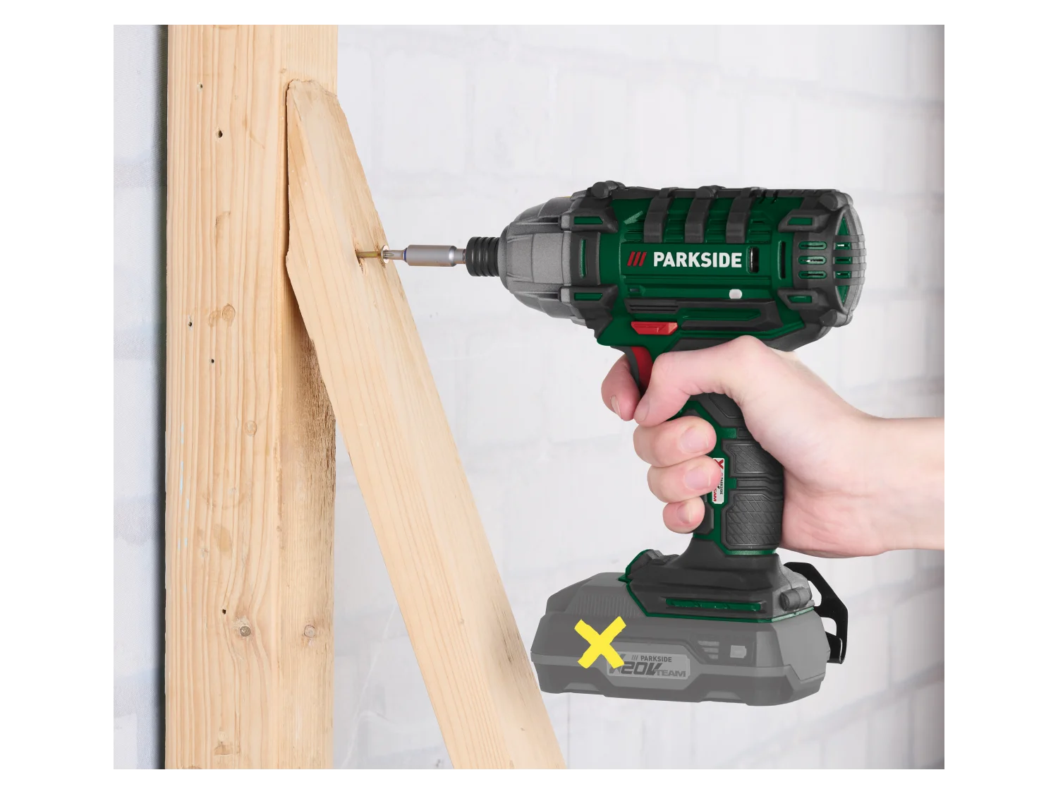 Bormasina Parkside Impact 20V