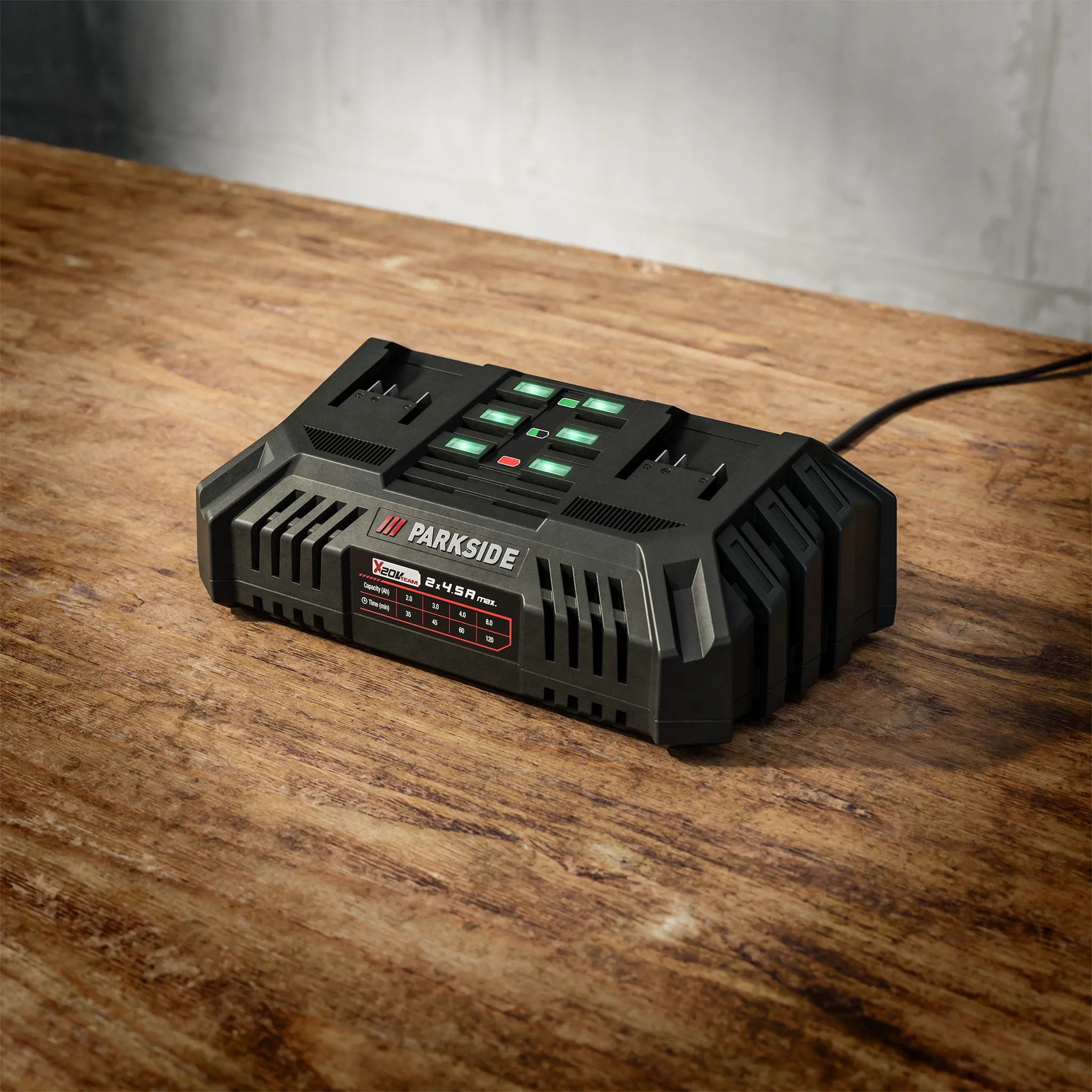 Incarcator 2x4.5Ah Parkside