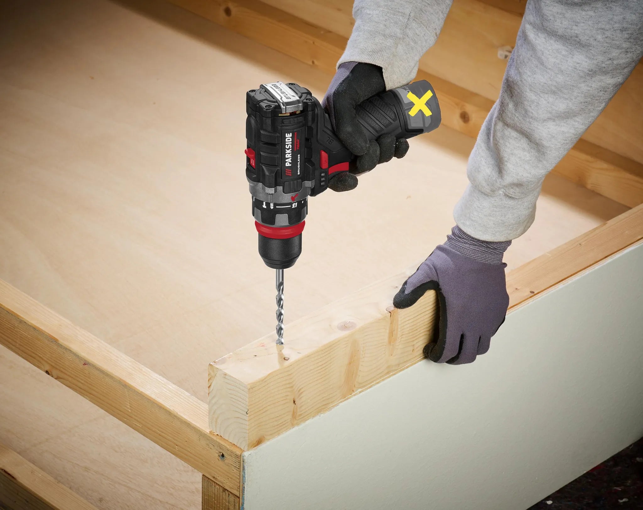 Bormasina Parkside Performance cu Percutie 12V